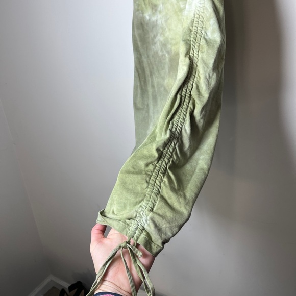 Cotton Citizen Ruched Side Lisbon Tank Dress Sz S Green Made in USA - Picture 2 of 11